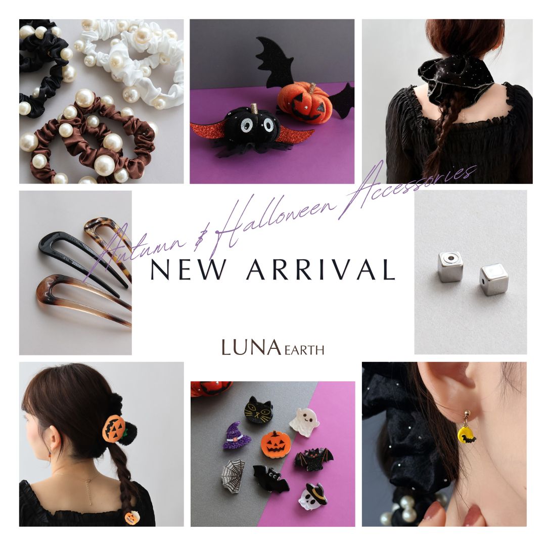 アクセサリー runa A website selling handmade parts such as beads and parts, as well