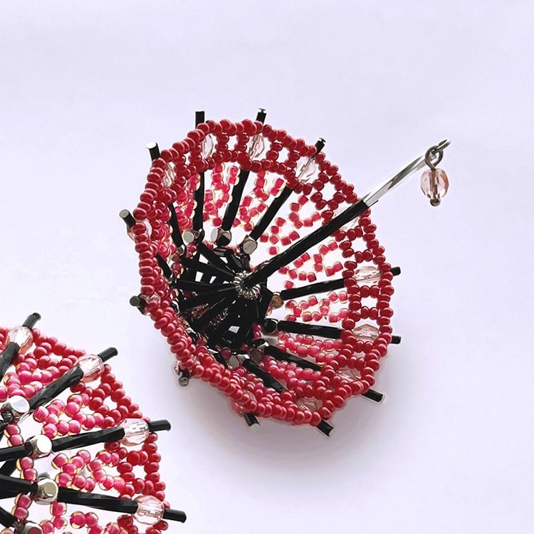 オリジナルキット / 和傘（赤） | ビーズ・パーツなどの