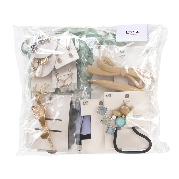 アクセサリーHAPPY BAG（ピアス） | ビーズ・パーツなどのハンドメイド