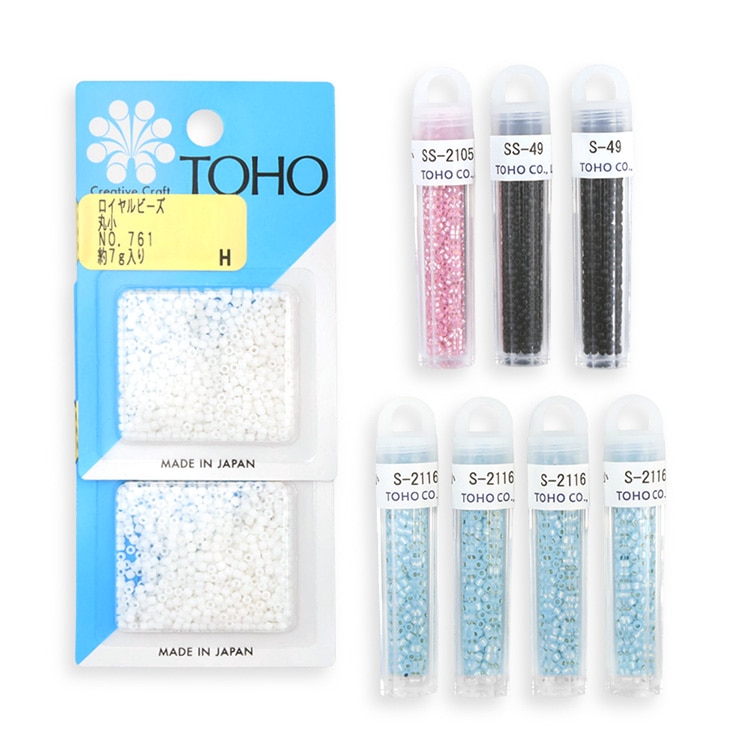 ビーズセット☆0465 TOHO BEADS / モモンガ ビーズセット（ちいかわビーズ刺しゅうBOOK掲載
