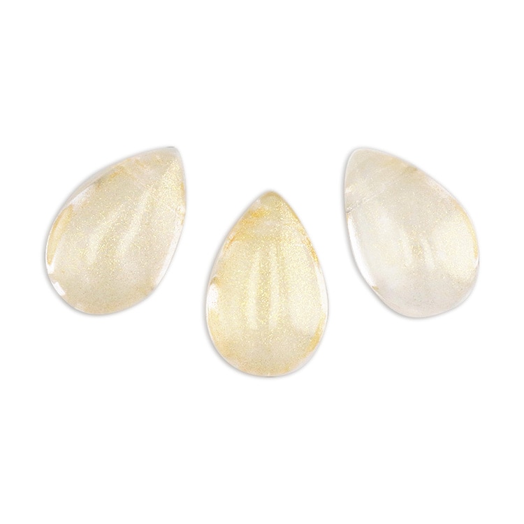 ガラスビーズ / ドロップ / YE | ビーズ・パーツなどのハンドメイド