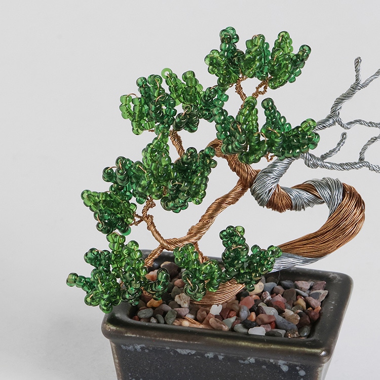 Bonsai as a Code v1.0 / 真柏のフルスタックセット＃002 MIYUKI / ネジッテ BONSAI キット / 真柏 | ビーズ・パーツなどの