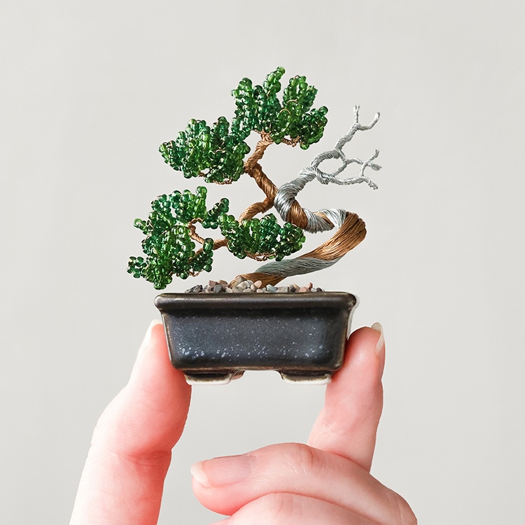 MIYUKI / ネジッテ BONSAI キット / 枝垂桜 | ビーズ・パーツなどの