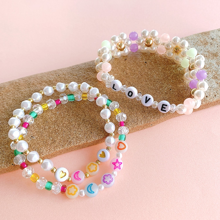 蓄光ビーズで作るブレスレット | ビーズ・パーツなどのハンドメイド