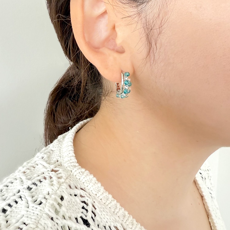 ニッケルフリー ワンタッチピアス | ビーズ・パーツなどのハンドメイド