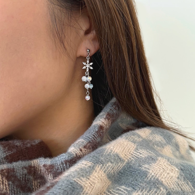 初雪のキャッツアイアクセサリー | ビーズ・パーツなどのハンドメイド