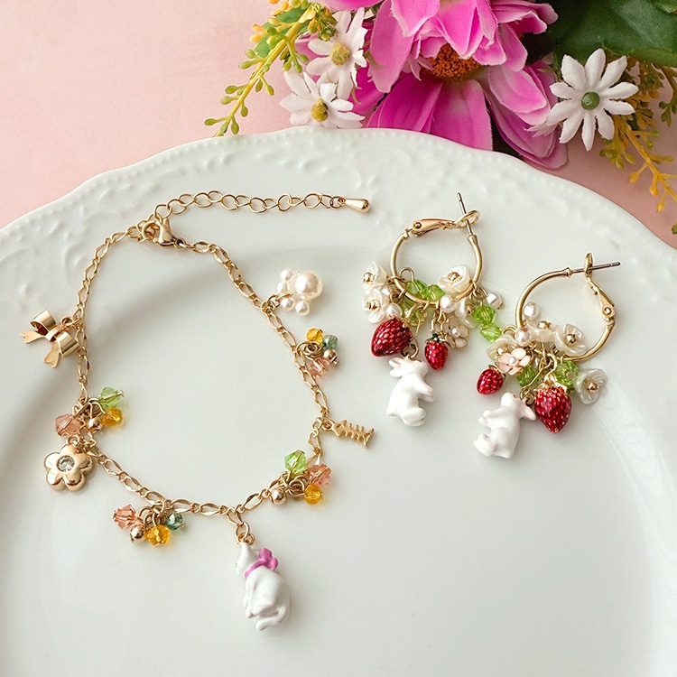 アニマルチャームアクセサリー | ビーズ・パーツなどのハンドメイド