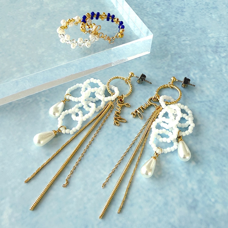 レターパーツとビーズアクセサリー | ビーズ・パーツなどの