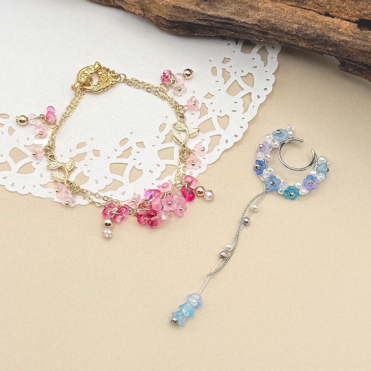 Cute Resin flower accessories | Handmade parts such as beads and