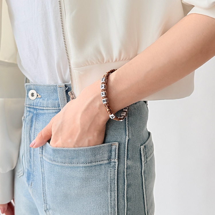 カスタムメッセージアクセサリー | ビーズ・パーツなどのハンドメイド