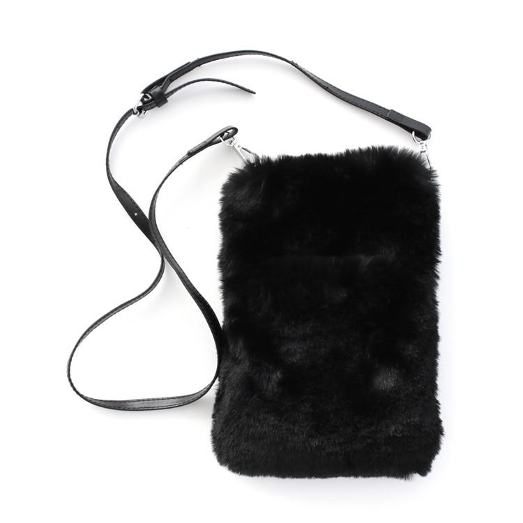 フェイクファー ショルダーバッグ | ビーズ・パーツなどのハンドメイド