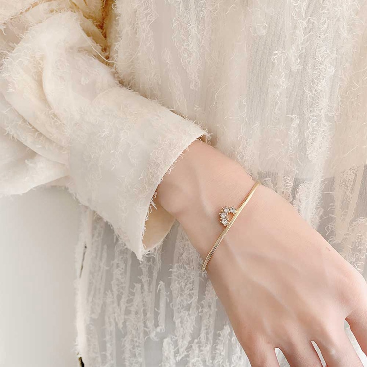 B-114) ミニビジューバングル | ビーズ・パーツなどのハンドメイド