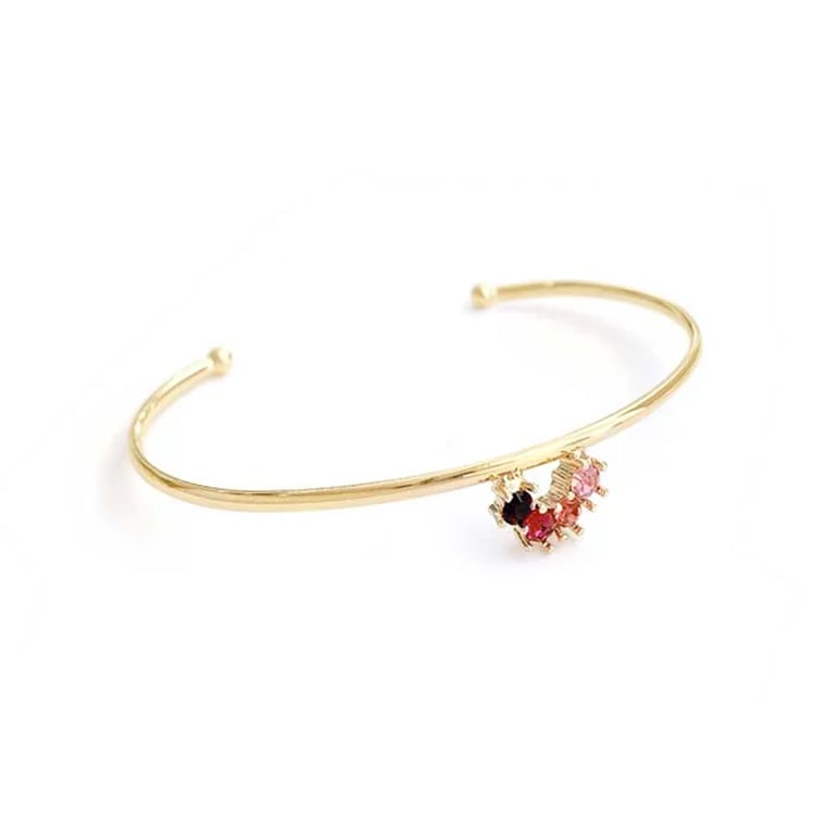 B-114) ミニビジューバングル | ビーズ・パーツなどのハンドメイド