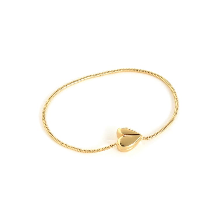 Alice in tinyroom ハートブレスレット BASICKS - 【26SS】ハート ブレスレット / HEART BRACELET (SMALL LINK