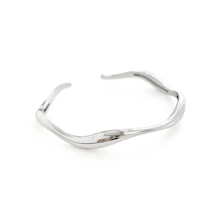 B-122) ニュアンスメタルバングル | ビーズ・パーツなどのハンドメイド