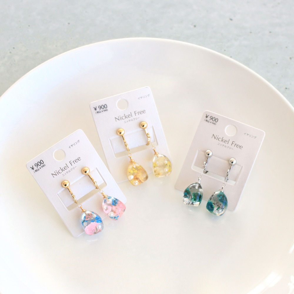 No.1075　専用出品　イヤリング１点 2ライン イヤリング （ピアス・イヤリング）｜green label