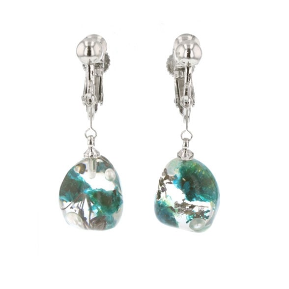 ✨新品✨クリスタルブライトポニーフック✨ 190【10個】32×25㎜皿｜ポニーフック｜透かしフラワー台座土台