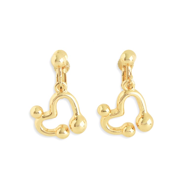 E-807) ハートイヤリング | ビーズ・パーツなどのハンドメイドパーツ