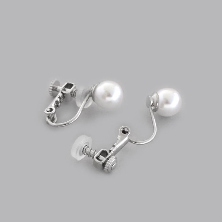 E-845) パールイヤリング Spring Earring | ビーズ・パーツなどの