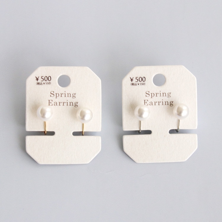 E-846) パールイヤリング Spring Earring | ビーズ・パーツなどの