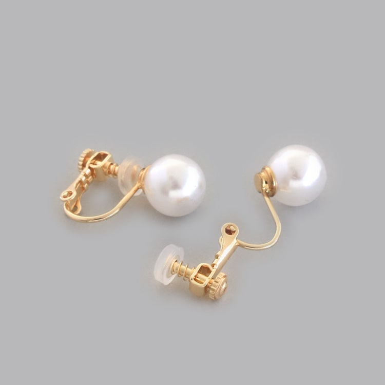 E-846) パールイヤリング Spring Earring | ビーズ・パーツなどの