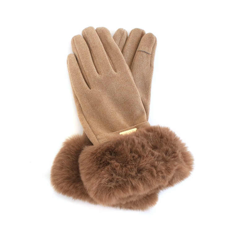 フェイクファーグローブ / スマホ対応 | ビーズ・パーツなどの