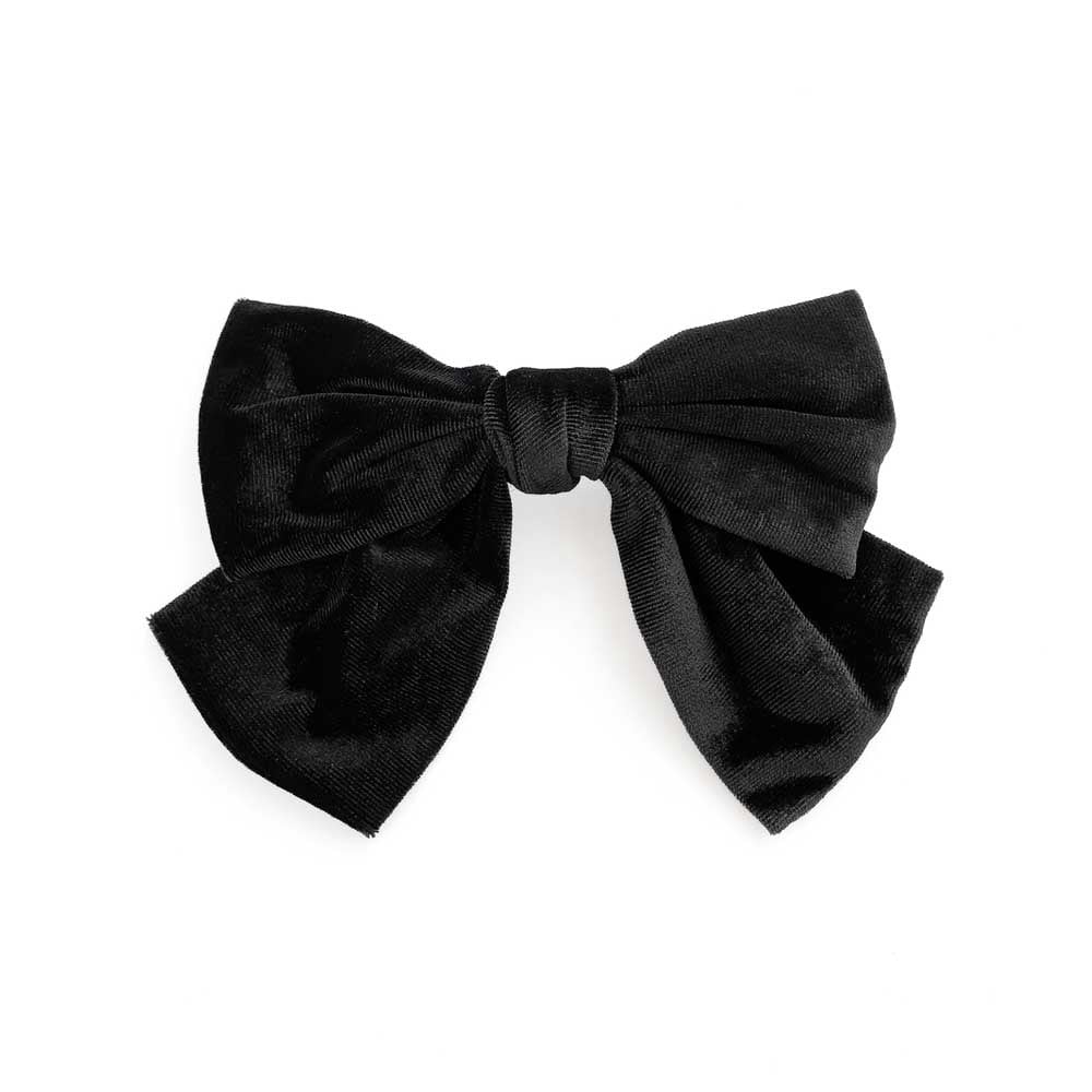 V-277)ベロアリボンバレッタ | ビーズ・パーツなどの