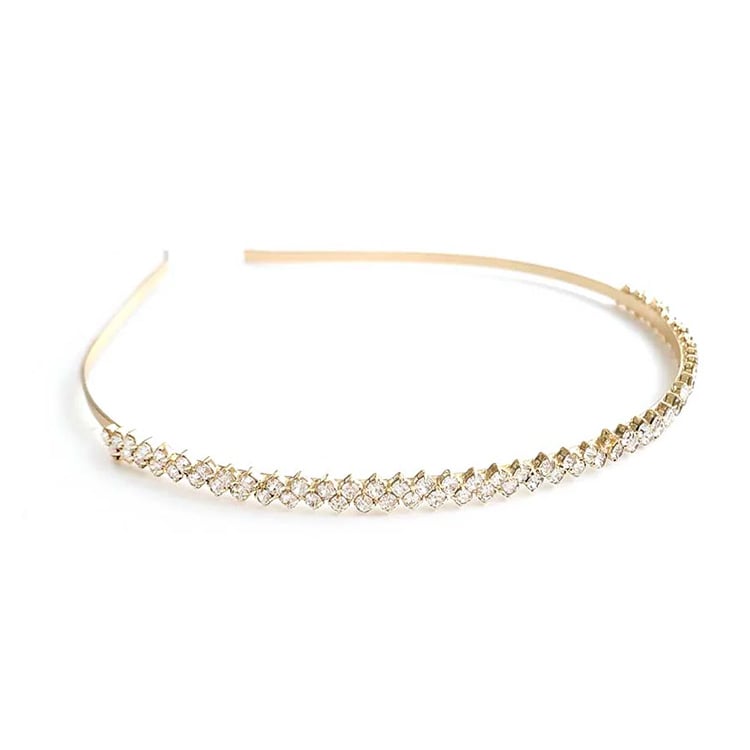 グッチ カチューシャ ラインストーン GG GG canvas hairband with crystals in camel and dark brown