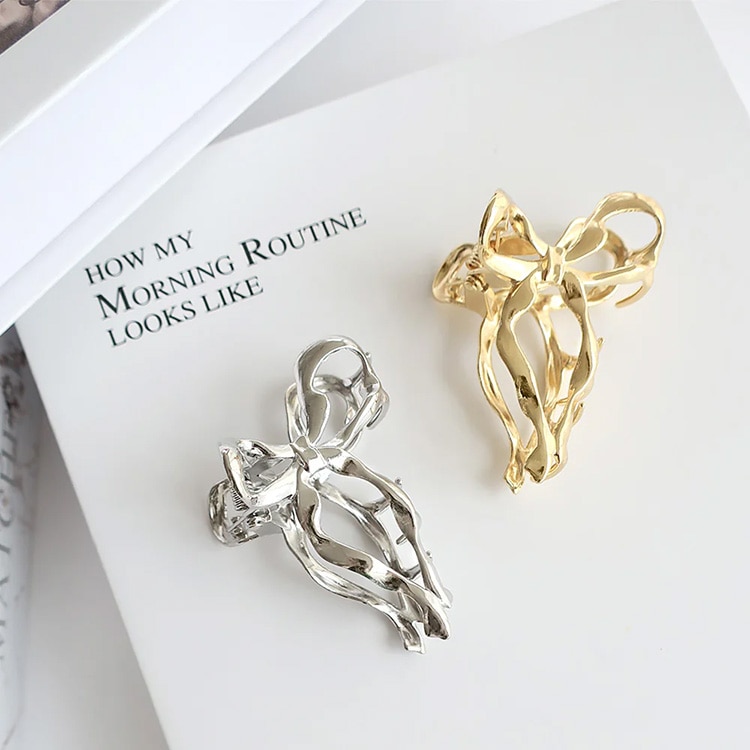 V-428) リボンミニバンスクリップ | ビーズ・パーツなどのハンドメイド