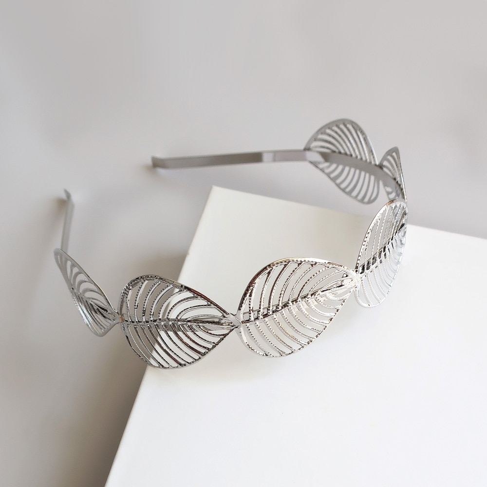 K-219) リーフカチューシャ | ビーズ・パーツなどのハンドメイドパーツ