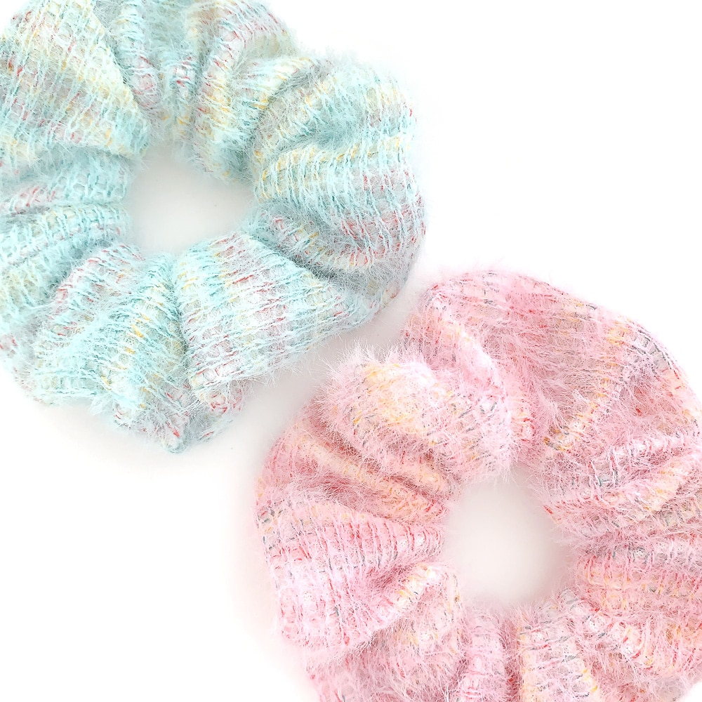 S-587) ニットシュシュ | ビーズ・パーツなどのハンドメイドパーツ