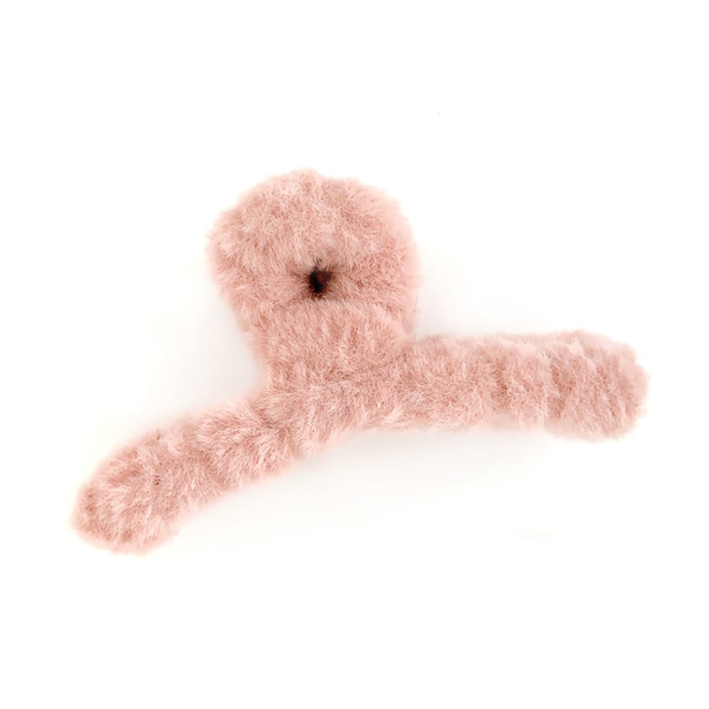 V-479) フェイクファーバンスクリップ | ビーズ・パーツなどの