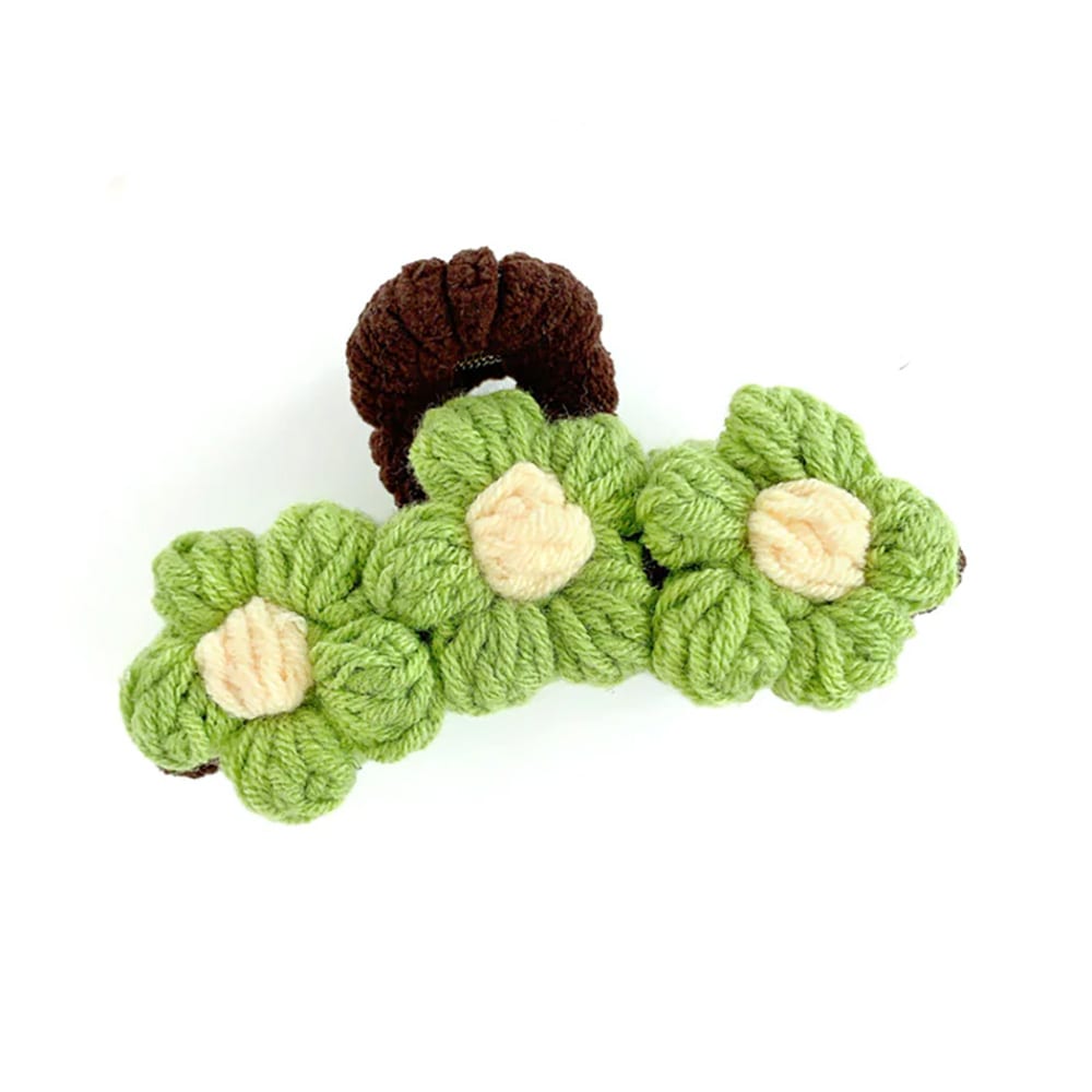 V-458) フラワーミニバンスクリップ | ビーズ・パーツなどの