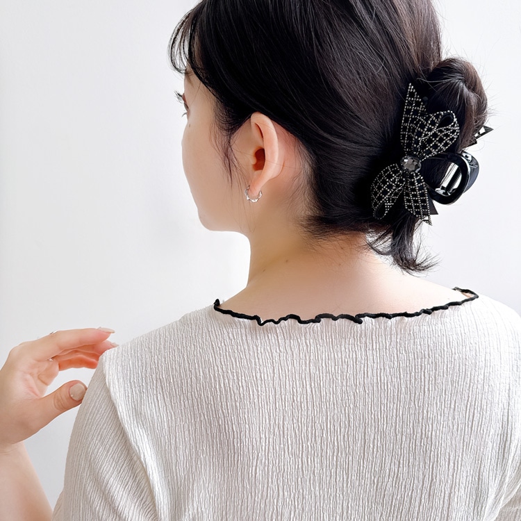 楽天市場】【メール便送料無料】髪飾り ヘアクリップ メタル