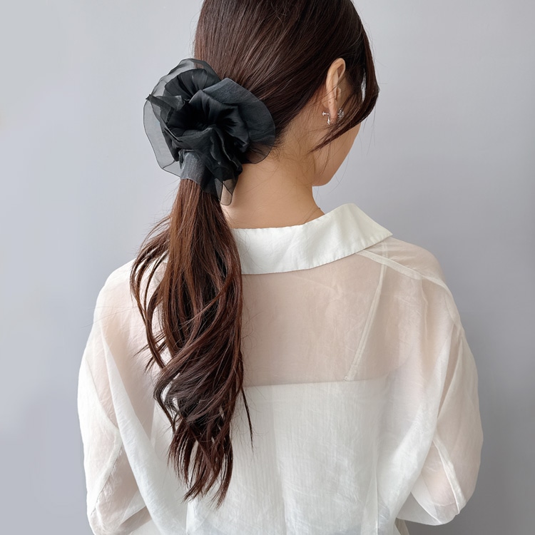 わかさな【シュシュ】オーガンジーシュシュ(パールピンク)他８点 シュシュ オーガンジーリボンシュシュ : ZOZOTOWN Yahoo!店
