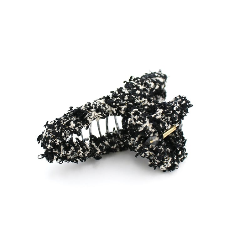 V-565) ツイードバンスクリップ | ビーズ・パーツなどのハンドメイド