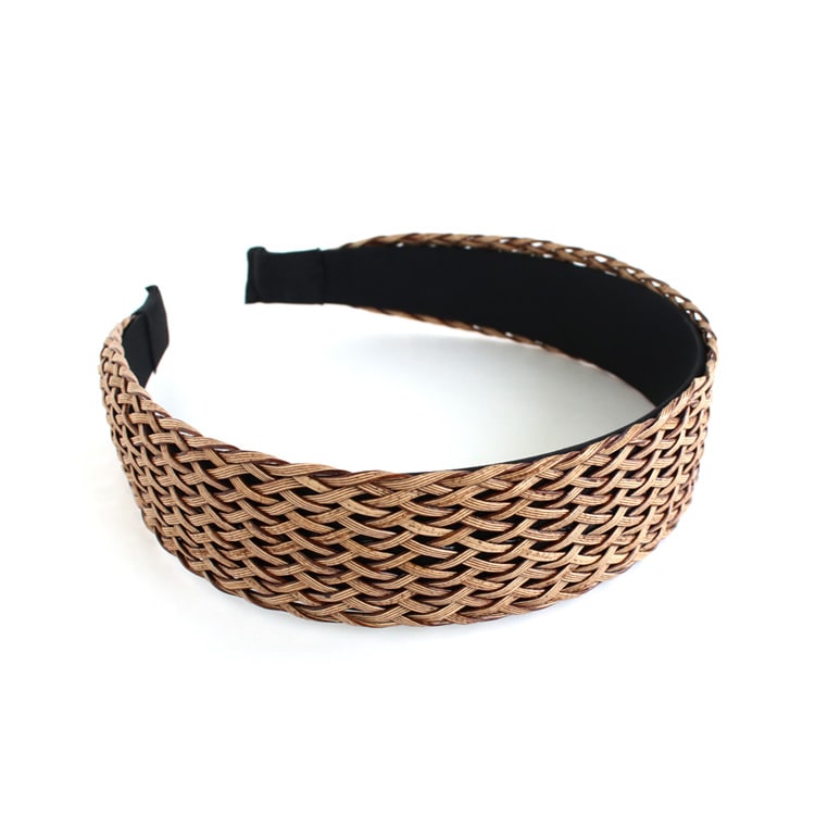 K-249) ラタンデザインカチューシャ | ビーズ・パーツなどの