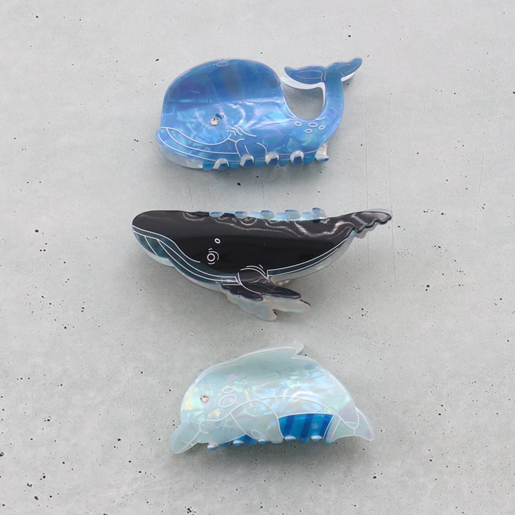 クジラポーチ フローラル 花柄✖️レース ハンドメイド｜クジラポーチ