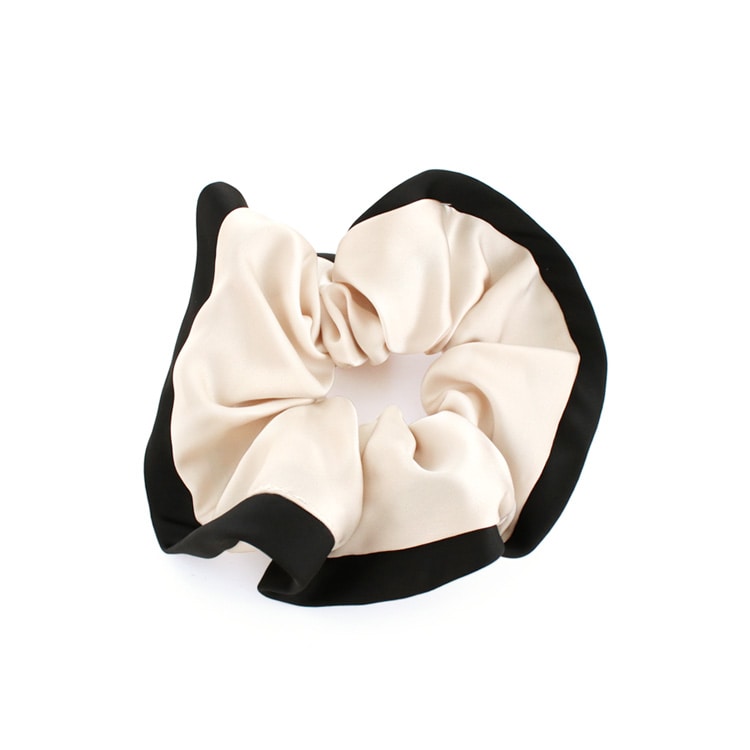 S-671) バイカラーシンプルシュシュ | ビーズ・パーツなどの