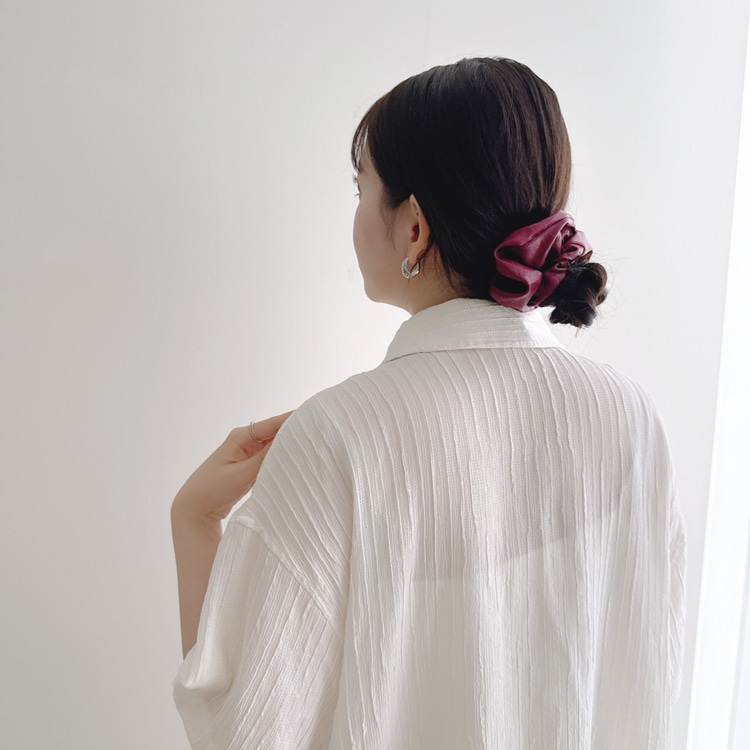 S-668) ダークトーンシュシュ | ビーズ・パーツなどのハンドメイド
