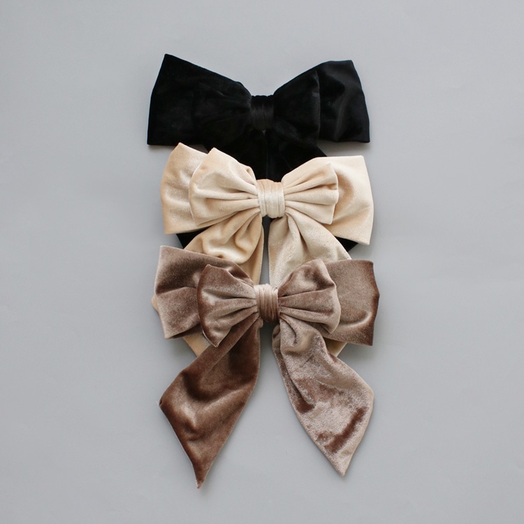 V-564) リボンバレッタ | ビーズ・パーツなどのハンドメイドパーツ