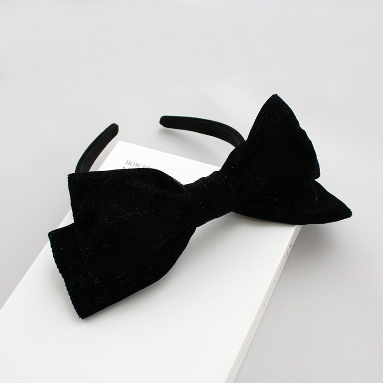 K-260) ベロアリボンカチューシャ | ビーズ・パーツなどのハンドメイド