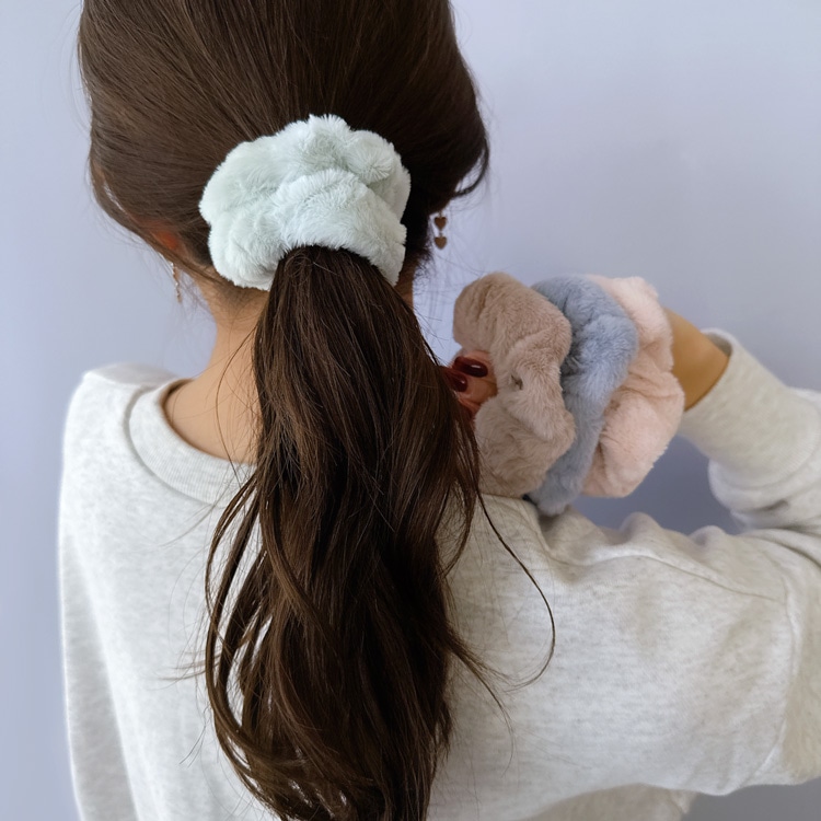 S-691) フェイクファーシュシュ | ビーズ・パーツなどのハンドメイド