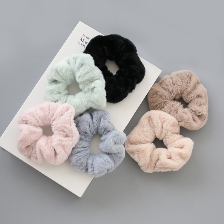 S-691) フェイクファーシュシュ | ビーズ・パーツなどのハンドメイド