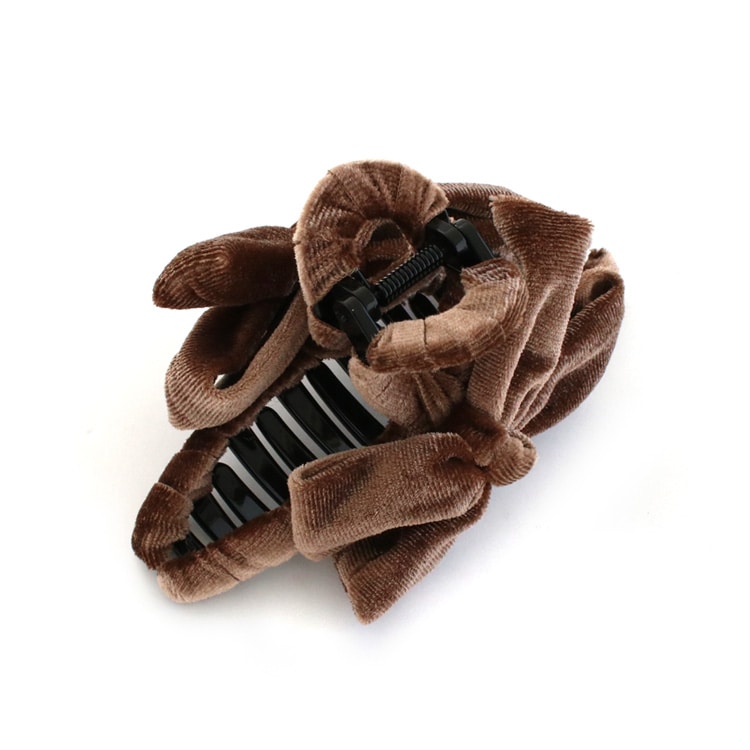 V-644) ベロアリボンバンスクリップ | ビーズ・パーツなどの