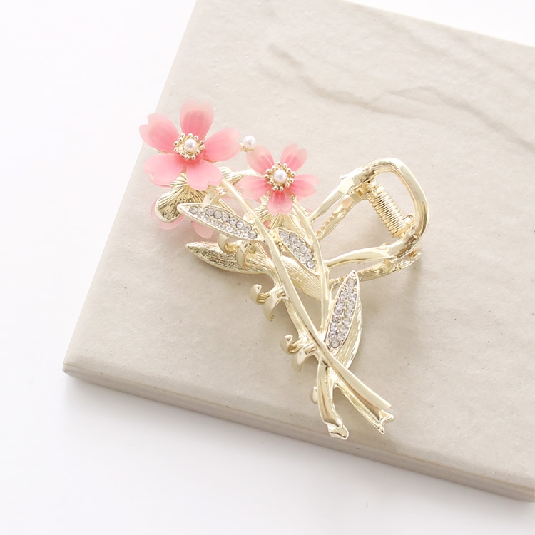 V-666) 桜バンスクリップ | ビーズ・パーツなどのハンドメイドパーツ