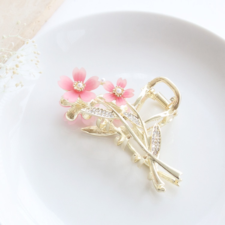 V-666) 桜バンスクリップ | ビーズ・パーツなどのハンドメイドパーツ