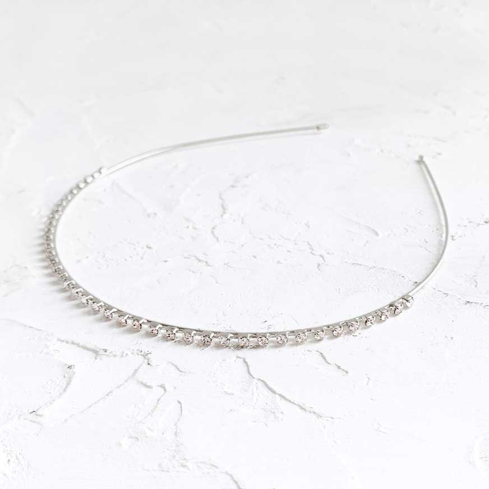 K-104) ラインストーンカチューシャ | ビーズ・パーツなどの