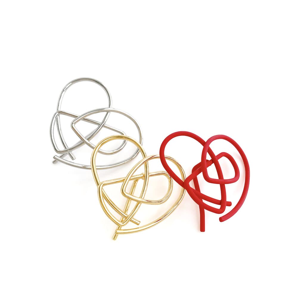 F-132) ニュアンスハートポニーフック | ビーズ・パーツなどの