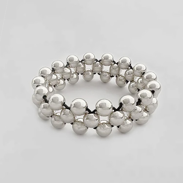 ビーズシュシュ  アンティークローズ S-557) ビーズシュシュ | ビーズ・パーツなどのハンドメイド